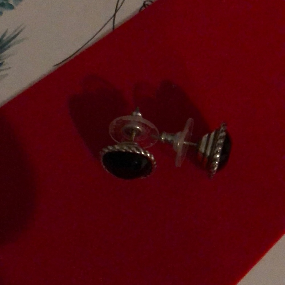 Black earrings
